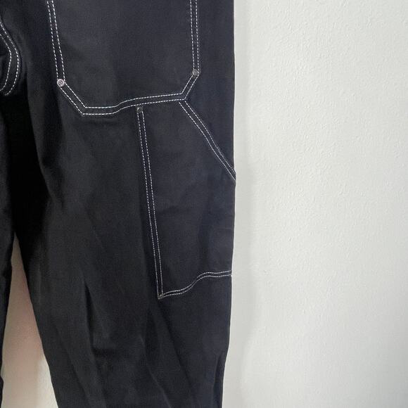 STELLA McCARTNEY CARGO   BLACK DENIM JEAN SIZE 30 - Picture 7 of 11